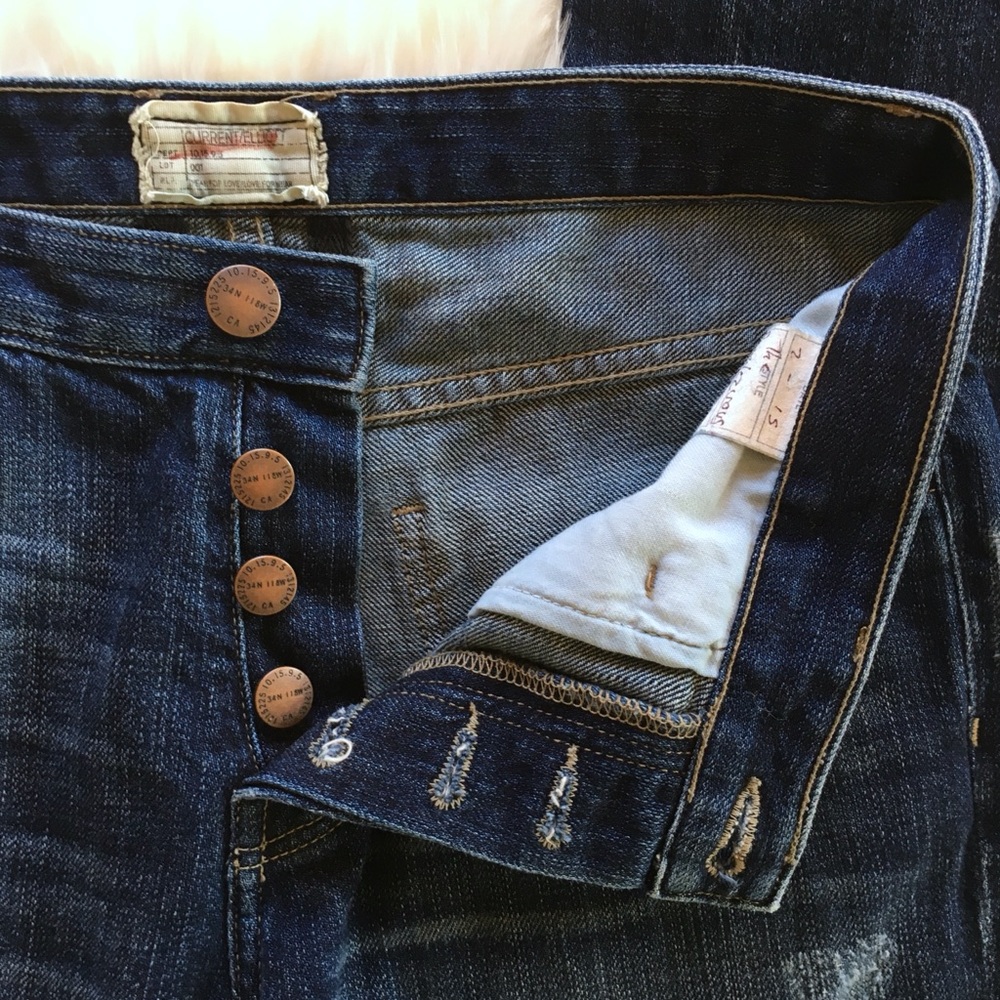 Current/Elliott | Rendezvous Dark Distressed Dest… - image 4